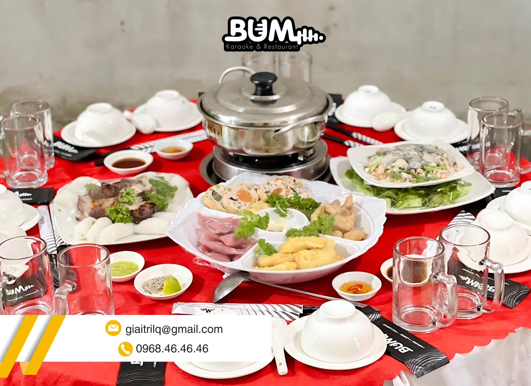 Menu món ăn đa dạng của dịch vụ tiệc lưu động tại Bến Tre